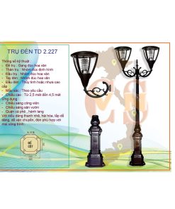 Trụ đèn sân vườn TD 2.227