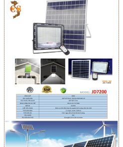 Đèn led năng lượng mặt trời JD7200