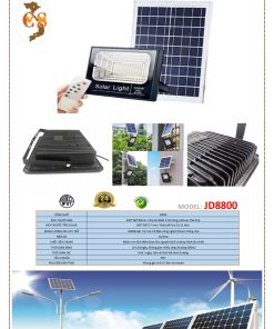 Đèn led năng lượng mặt trời JD8800