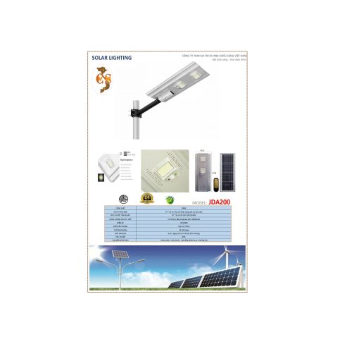 Đèn led năng lượng mặt trời JDA200