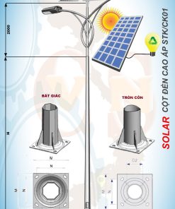 Cột đèn năng lượng mặt trời STK/CK01
