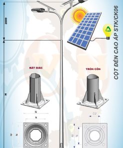 Cột đèn năng lượng mặt trời STK/CK06