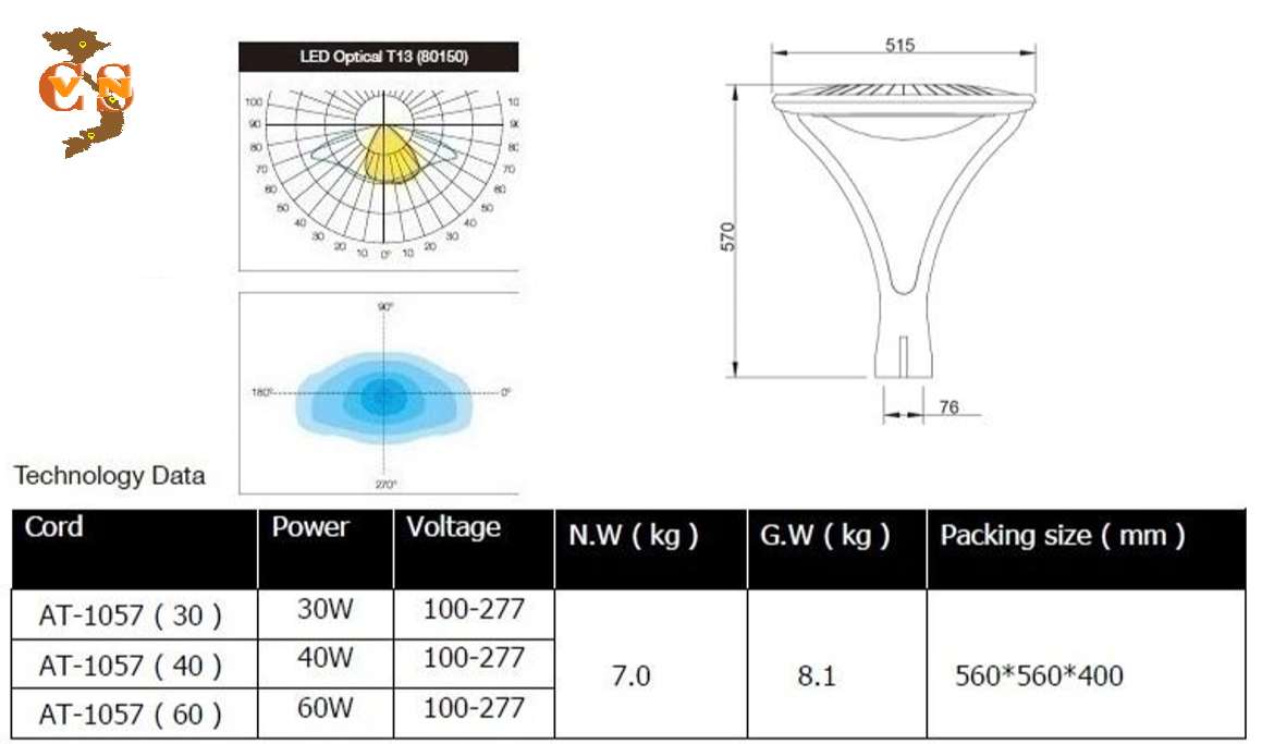 Đèn led công viên at1057(2) Đèn led công viên at1057(2)