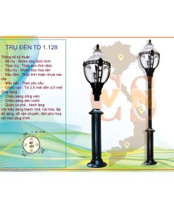 Trụ đèn sân vườn TD 1.128