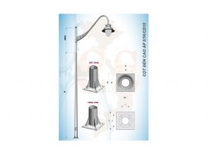 Cột đèn cao áp STK/CD15