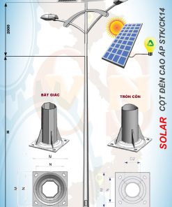 Cột đèn năng lượng mặt trời STK/CK14