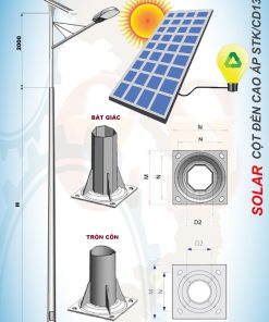 Cột đèn năng lượng mặt trời STK/CD13