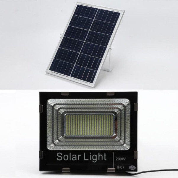 mẫu đèn năng lượng mặt trời solar light 200w
